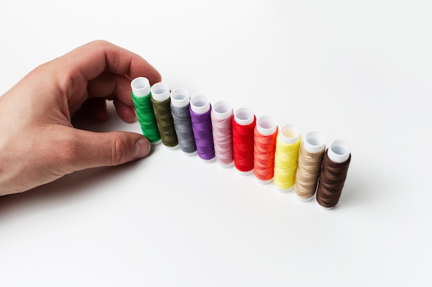 Przykład haftu w zbliżeniu